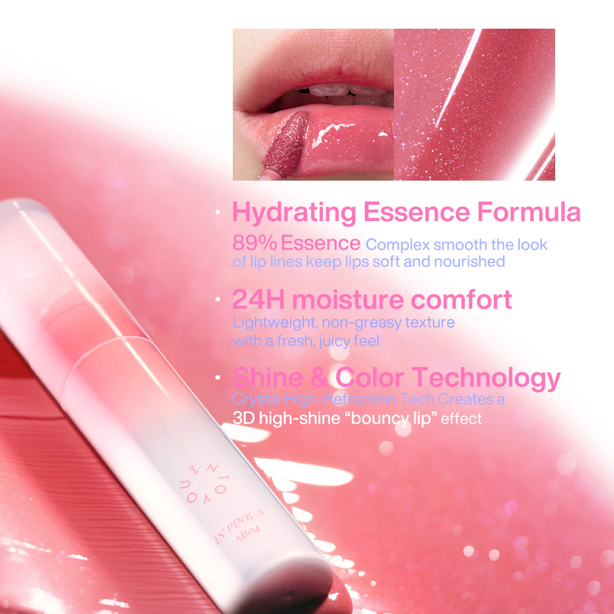INTO YOU Aqua Burst Lip Glaze - Image 3