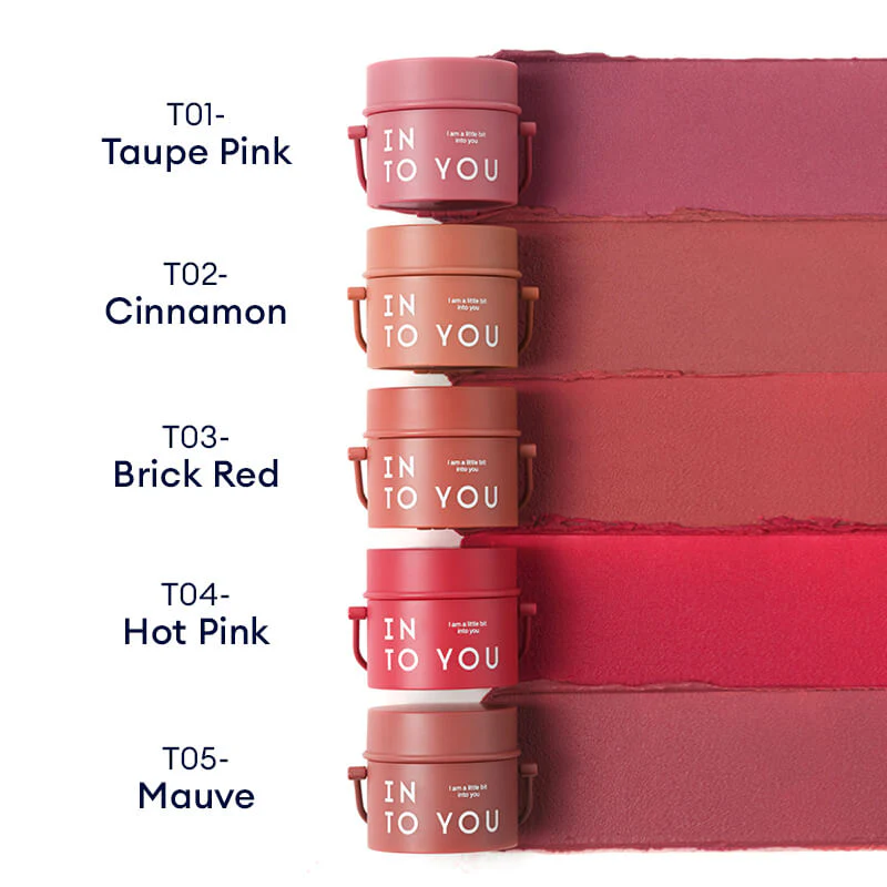 INTO YOU Barreled Matte Lip Cheek Mud With Brush - Image 3