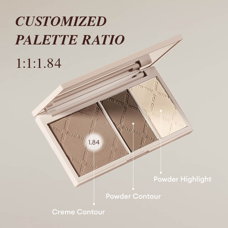 INTO YOU Highlight  Contour Trio Palette - Image 6