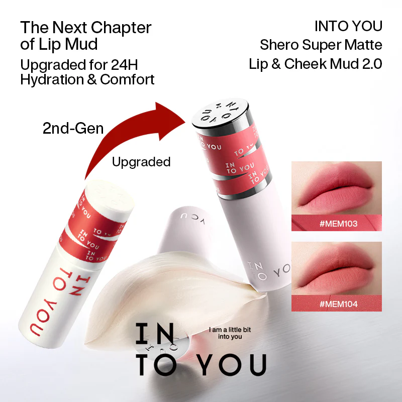 INTO YOU Shero Super Matte Lip & Cheek Mud 2.0 - Image 3